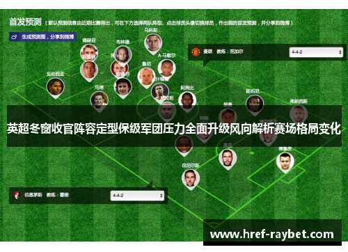 英超冬窗收官阵容定型保级军团压力全面升级风向解析赛场格局变化